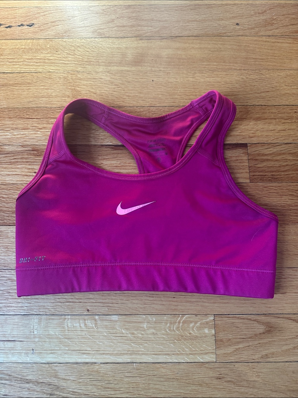 Nike Pink Racerback Dri-FIT Sports Bra